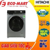 Máy giặt HITACHI cửa ngang 10.5 kg giặt ,7 kg sấy BD-D1054HVOS DG (Có kỹ thuật đi lắp đặt hd sử dụng