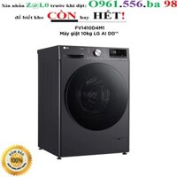 Máy giặt LG 10kg sấy 6kg lồng ngang LG AI DD™ Inverter màu đen FV1410D4M1 | KM