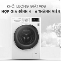 Máy giặt LG 9kg cửa ngang 1409s4w bảo hành chính hãng 24 tháng new ( Chỉ giao khu vực HCM )