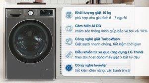 Máy giặt LG Inverter 10 kg FV1410S4B