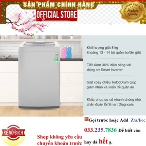 Máy giặt LG Inverter 8 kg T2108VSPM2