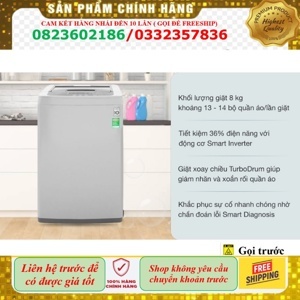 Máy giặt LG Inverter 8 kg T2108VSPM2