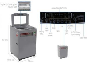 Máy giặt LG Inverter 8.5 kg T2385VSPW
