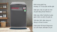 Máy giặt LG TurboDrum Inverter 9 kg T2109VSAB