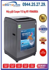 Máy giặt Lồng Đứng 9,5kg Casper WT-95N68BGA  Vừa ra mắt 2021