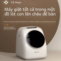 Máy Giặt Lồng Giặt Moyu Lồng Giặt Bên Trong Bằng Thép Không Gỉ Tích Hợp Giặt Và Sấy Máy Giặt Mini Tích Hợp Giặt Và Xả Tự