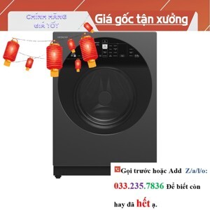 Máy giặt sấy lồng ngang Hitachi BD-D120XGV 12 kg