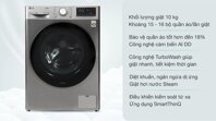 Máy giặt lồng ngang LG 10 Kg FV1410S4P Inverter