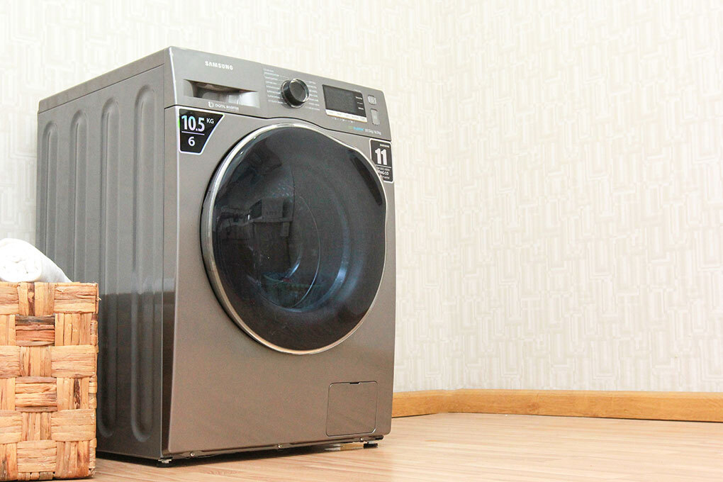 Máy giặt Samsung Inverter 10.5 kg WD10J6410AX/SV