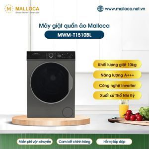 Máy giặt Malloca Inverter 10 kg MWM-T1510BL