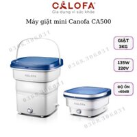 Máy giặt mini Calofa CA500 , máy giặt gấp gọn di động tiện lợ giặt 3kg quần áoi tặng kèm lồng vắt bảo hành 12 tháng