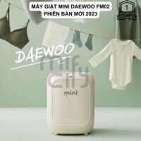 Máy giặt mini Daewoo FM02 - giặt nước nóng khử trùng ở nhiệt độ cao, sấy khô