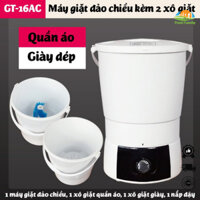 Máy Giặt Mini DEKE XPB-45 Xoáy Cực Mạnh Giặt Cực Sạch Đảo Chiều 2 Lồng Giặt Quần Áo Giầy Dép Riêng Biệt Giặt 4kg