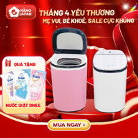 Máy giặt Mini Doux/ Doux Lux tự động giặt sạch, diệt khuẩn tối ưu bản 2023 thêm chức năng sấy khô - BH 12 THÁNG