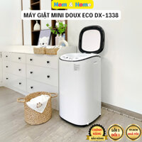 Máy Giặt Mini DOUX ECO DX-1338 Lồng giặt 3kg, Chế độ Vắt Khô, Diệt khuẩn UV, Khoá trẻ em, B.Hành 12T
