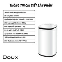 Máy giặt mini Doux Lux 2023 có chức năng sấy, banbuondososinh1