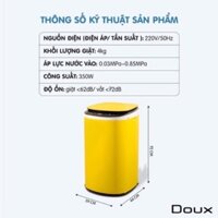 MÁY GIẶT MINI DOUX TỰ ĐỘNG HOÀN TOÀN - CHÍNH HÃNG-BẢO HÀNH 1 NĂM