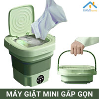Máy giặt mini gấp gọn chế độ vắt khô đồ lót đồ trẻ em cỡ nhỏ 2kg 6 lít DC12V/2A mã 15033