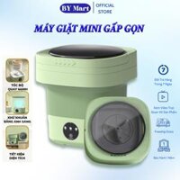 Máy Giặt Mini Gấp Gọn, Máy Giặt Đồ Mini Vắt Khô Khử Khuẩn Bằng Ánh Sáng Xanh Thích Hợp Cho Gia Đình Và Du Lịch