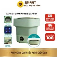 Máy Giặt Mini, Máy Giặt Đồ Mini Gấp Gọn Di Động Vắt Khô Khử Khuẩn Bằng Ánh Sáng Xanh Thích Hợp Cho Gia Đình Và Du Lịch