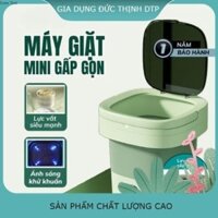 Máy Giặt Mini Tự Động DTP Giặt Đồ Lót Tất Vớ Giặt Đồ Cho Bé Dung Tích 6L Tự Vắt Khô Khử Khuẩn Tiện Dụng