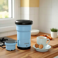 Máy giặt mini tự động gấp gọn cho học sinh, thiết bị giặt đồ lót và tất, thiết bị giặt đa năng