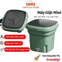 Máy Giặt Mini Tự Động Máy Giặt Gấp Gọn Khử Khuẩn Bằng Ánh Sáng Xanh SUMI Hot