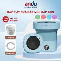 Máy Giặt Mini Tự Động ,Máy Giặt Đồ Lót , Máy Giặt Vắt Quần Áo Gấp Gọn Khử Khuẩn Bằng Ánh Sáng Xanh