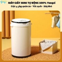 Máy Giặt Mini Tự Động Chigo-QB35 Giặt 4,5kg Quần Áo 10 Chế Độ Giặt Nhanh Công Suất 300W