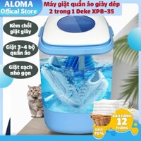 Máy giặt mini xpb 35 giặt quần áo - giặt giày cao cấp khử khuẩn bằng công nghệ Blue Ag hàng chính hãng