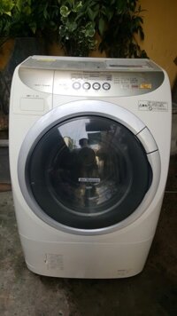 Máy giặt nội địa Nhật cũ Panasonic NA-VR3500L giặt 9kg sấy 6Kg sấy Block