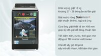 Máy giặt Panasonic 16kg NA-FD16V1BRV - Sức mạnh bền bỉ