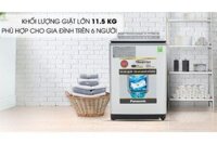 Máy giặt Panasonic Inverter 11.5 Kg NA-FS11X7LRV