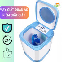 Máy Giặt Quần Áo Kiêm Giầy Pontifamily Cao Cấp Mini Gọn Nhẹ Lồng nhựa  [CHÍNH HÃNG]