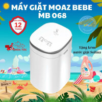 Máy giặt quần áo mini kèm sấy khô 2 in 1 cho bé moaz bébé moaz bebe mb068 bảo hành chính hãng 12 tháng