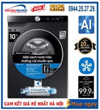Máy giặt Samsung 10 kg Bespoke AI Inverter WW10DG6U34LBSV [2025] Mầu đen