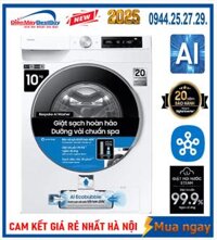 Máy giặt Samsung 10 kg Bespoke AI Inverter Mầu trắng WW10B7U34GWSV [2025]