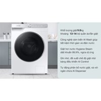 Máy giặt Samsung AI Inverter 9 kg WW90TP44DSH/SV 2021 - VN