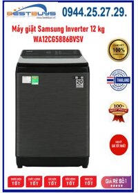 Máy giặt Samsung Inverter 12 kg WA12CG5886BVSV