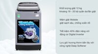 Máy giặt Samsung Inverter 12 kg WA12T5360BY/SV  Mới 2021