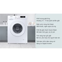 Máy giặt Samsung Inverter 8kg WW80T3020WW/SV