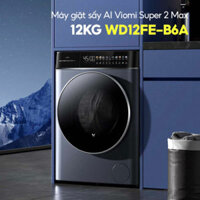 Máy giặt sấy AI Viomi Super 2 Max WD12FE-B6A – Giặt 12kg, Sấy 8kg – Công nghệ giặt sấy Gold 2.0
