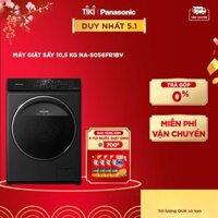 Máy Giặt Sấy Cửa Trước Panasonic 10,5 Kg giặt 6kg sấy NA-S056FR1BV – Diệt khuẩn đến 99.99% – Giặt sấy 2 trong 1- Hàng Chính Hãng (Đen) – Giao Toàn Quốc