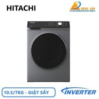 Máy giặt sấy Hitachi Inverter giặt 10.5 kg - sấy 7 kg BD-D1054HVOS