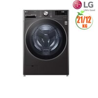 Máy giặt sấy  LG 21kg/sấy 12 kg cửa trước inverter F2721HVRB(1000 vòng/phút,Giặt hơi nước TrueSteam™)