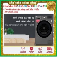 Máy giặt sấy LG FV1450H2B Inverter 10.5 kg, LG FV1450H2B- Mới Đập Hộp 100%