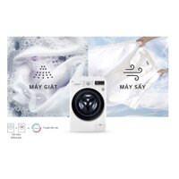 Máy giặt sấy LG lồng ngang 8 Kg Inverter FV1408G4W