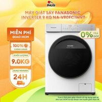 Máy Giặt Sấy Lồng Ngang Panasonic Inverter 9 Kg NA-V90FC1WVT