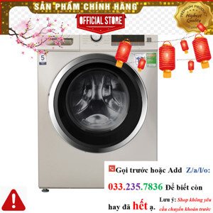 Máy giặt sấy Midea 9 kg MFC90-D1401