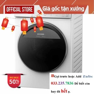 Máy giặt sấy Panasonic Inverter 10.5 Kg NA-V105FC1WV